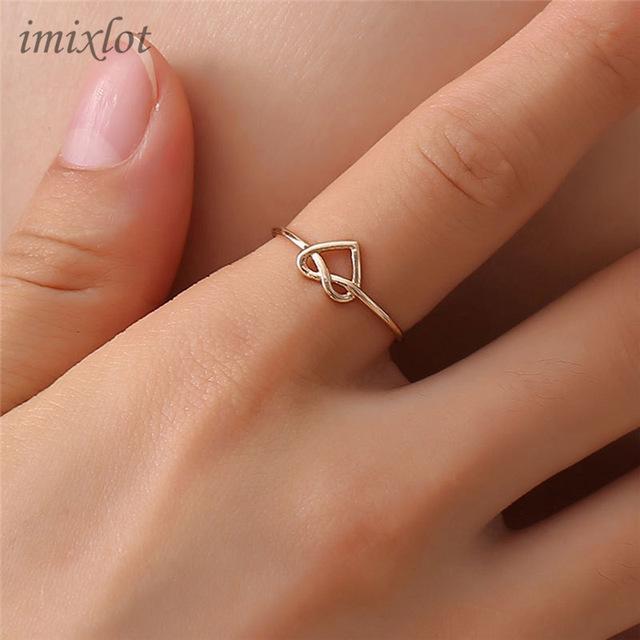 Heart Knot Ring for Girls