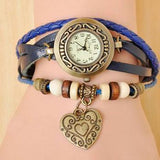 Heart Vintage Wrap Watch